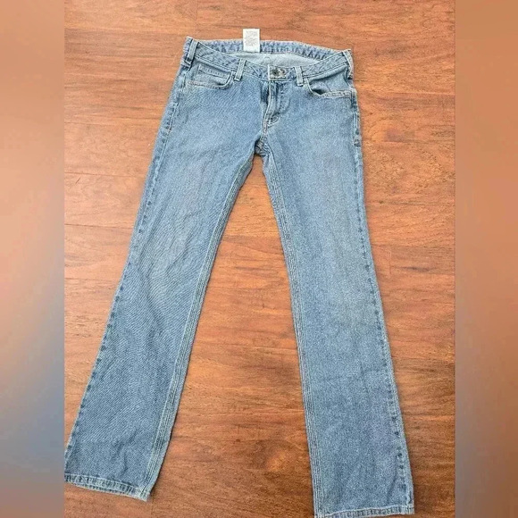 Carhartt Straight Fit Leg Jeans Womens 8x34 Denim Blue Grunge urban skater y2k - Picture 2 of 7